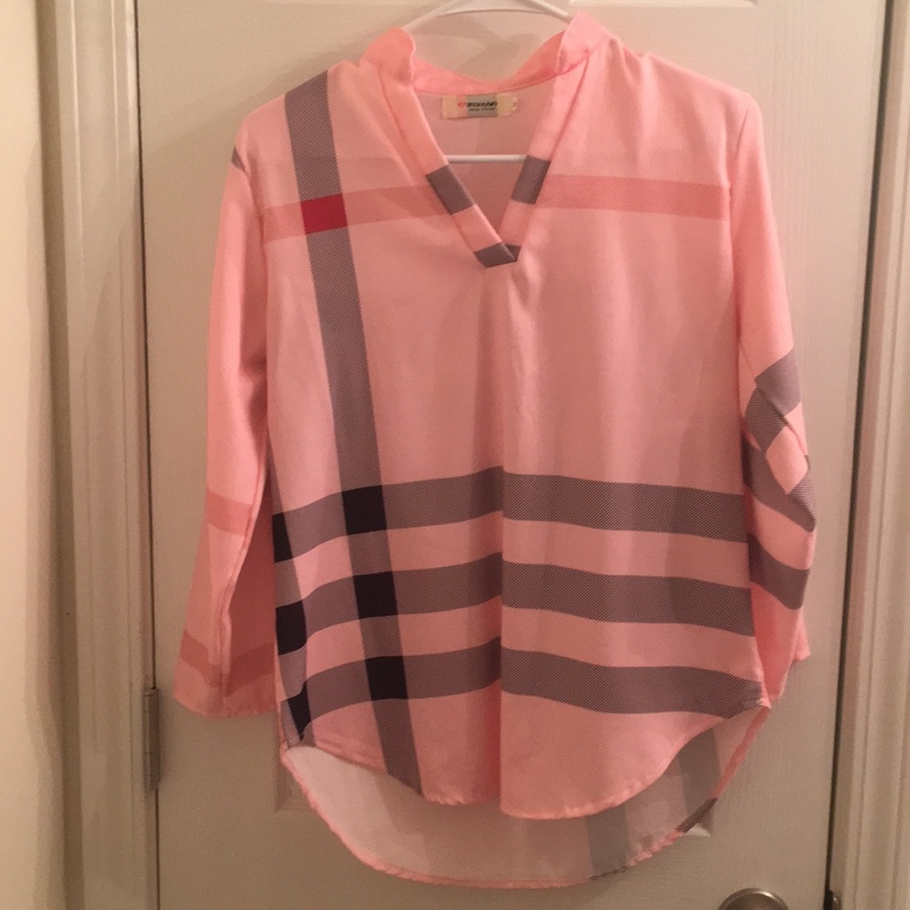 Pink blouse